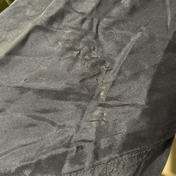 VTG Substudio Shirt Adult XL Blue 100% Silk‎ Button Up Long Sleeves Pockets NWT - Picture 10 of 16